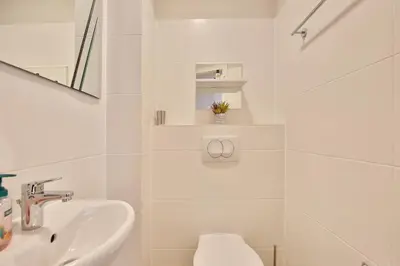 Ein Badezimmer in der Unterkunft Haus Sommerwind Sommerwind, Appartement 4