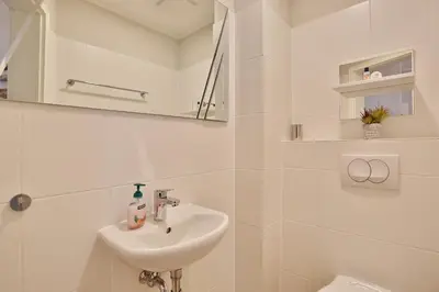 Ein Badezimmer in der Unterkunft Haus Sommerwind Sommerwind, Appartement 4
