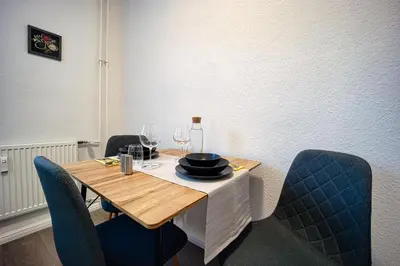 Grundriss der Unterkunft HejU - Parking - Kitchen - Netflix - Kingsize Bett