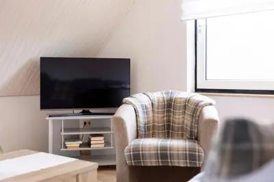 TV/Unterhaltungsangebot in der Unterkunft STOE3 Ferienwohnung Waack