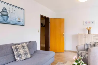 Ein Sitzbereich in der Unterkunft STOE3 Ferienwohnung Waack