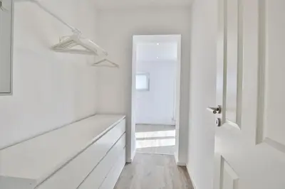 Ein Badezimmer in der Unterkunft Bungalow am Karkstieg Bungalow Jacobsmuschel