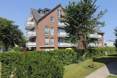 Das Gebäude in dem sich die Ferienwohnung befindet