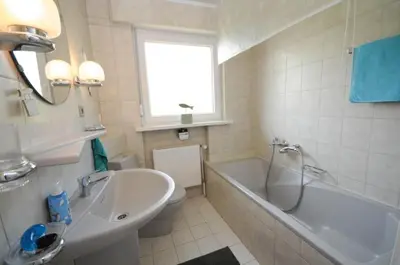 Ein Badezimmer in der Unterkunft Haus Sonneneck