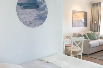 Ein Bett oder Betten in einem Zimmer der Unterkunft Sonnenblick