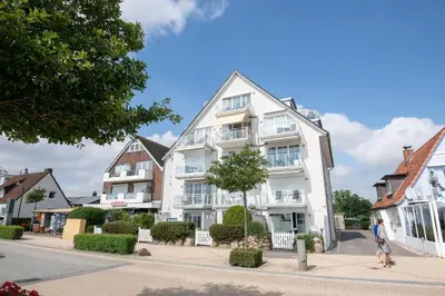 Das Gebäude in dem sich die Ferienwohnung befindet