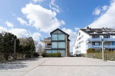 Das Gebäude in dem sich die Ferienwohnung befindet