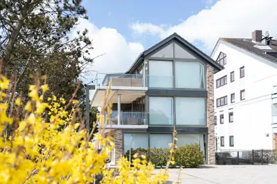 Das Gebäude in dem sich die Ferienwohnung befindet