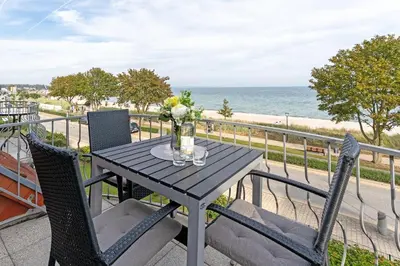 Ein allgemeiner Meerblick oder ein Meerblick von der Ferienwohnung aus