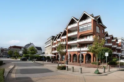 Das Gebäude in dem sich die Ferienwohnung befindet