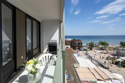 Ein allgemeiner Meerblick oder ein Meerblick von der Ferienwohnung aus