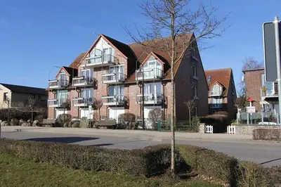 Das Gebäude in dem sich die Ferienwohnung befindet