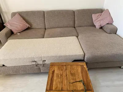 Ein Sitzbereich in der Unterkunft Berliner Hof 3-Zi-Wohnung mit Meerblick und Strandlage an der Promenade