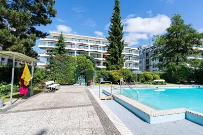 Der Swimmingpool an oder in der Nähe von Hang 7 Dünenperle