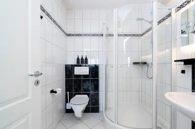 Ein Badezimmer in der Unterkunft 