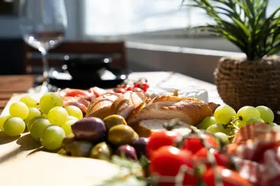 Essen in der Ferienwohnung oder in der Nähe