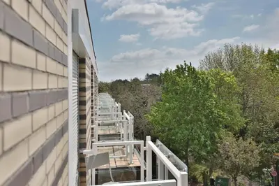 Ein Balkon oder eine Terrasse in der Unterkunft Haus Miramar TREF Appartement 40 Meeresrauschen
