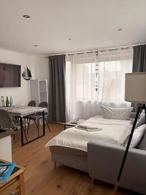 Ein Bett oder Betten in einem Zimmer der Unterkunft Ferienhaus bei Engel