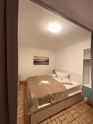 Ein Bett oder Betten in einem Zimmer der Unterkunft Ferienhaus bei Engel