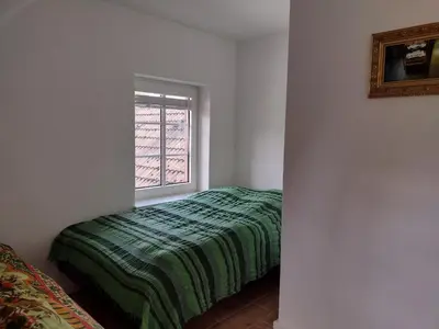 Ein Bett oder Betten in einem Zimmer der Unterkunft Fewo nahe der Ostsee bei Lübeck