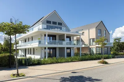Das Gebäude in dem sich die Ferienwohnung befindet