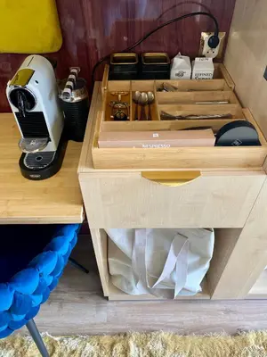 Kaffee-/Teezubehör in der Unterkunft Hausboot mit Traumlage in Lübeck-Travemünde