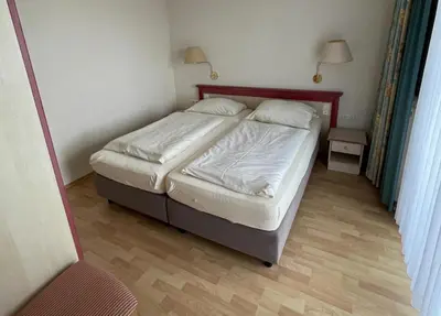 Ein Bett oder Betten in einem Zimmer der Unterkunft Haus Niedersachsen Apartment 1