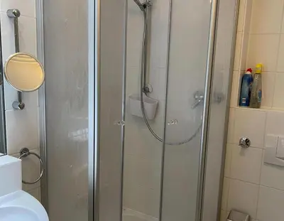 Ein Badezimmer in der Unterkunft Haus Niedersachsen Apartment 1