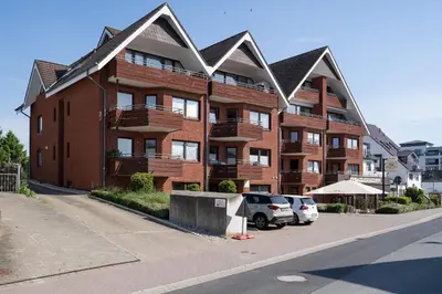 Das Gebäude in dem sich die Ferienwohnung befindet