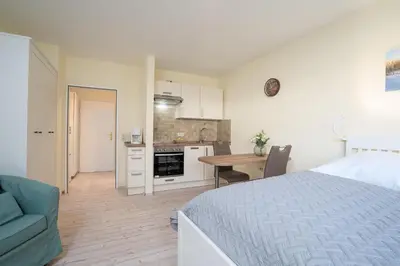 Küche/Küchenzeile in der Unterkunft Haus Seeburg Ostseebrise Arosa