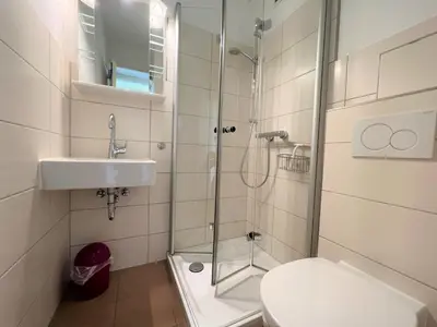 Ein Badezimmer in der Unterkunft Ferienpark Sierksdorf App 28 - Strandlage