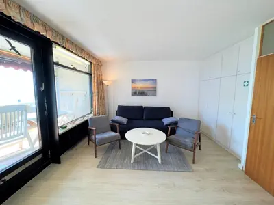 Ein Sitzbereich in der Unterkunft Ferienpark Sierksdorf App 53 - Strandlage