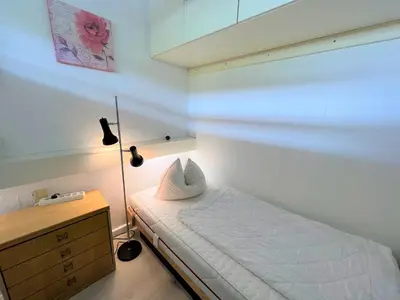 Ein Bett oder Betten in einem Zimmer der Unterkunft Ferienpark Sierksdorf App 53 - Strandlage