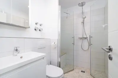 Ein Badezimmer in der Unterkunft Ferienpark Sierksdorf App 111 - Strandlage