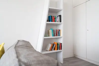Die Bibliothek in der Ferienwohnung