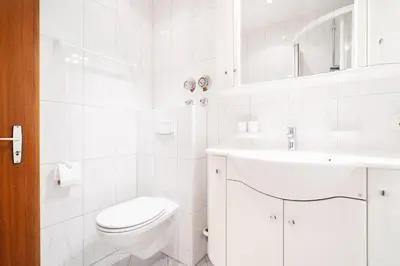 Ein Badezimmer in der Unterkunft Ferienpark Sierksdorf App 304 - Strandlage