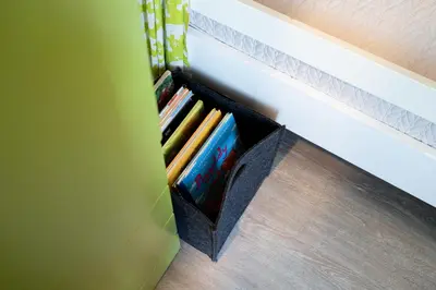 Die Bibliothek in der Ferienwohnung