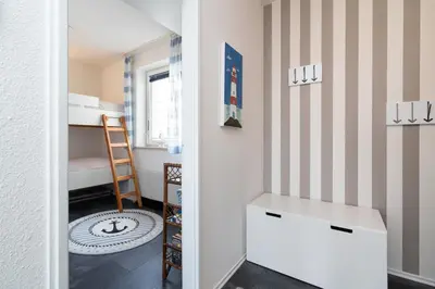 Ein Bett oder Betten in einem Zimmer der Unterkunft Ferienpark Sierksdorf App 299 - Strandlage