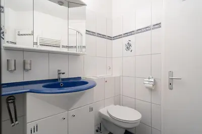 Ein Badezimmer in der Unterkunft Ferienpark Sierksdorf App 299 - Strandlage