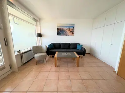 Ein Sitzbereich in der Unterkunft Ferienpark Sierksdorf App 205 - Strandlage
