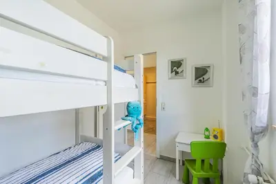 Ein Bett oder Betten in einem Zimmer der Unterkunft Ferienpark Sierksdorf App 334 - Strandlage