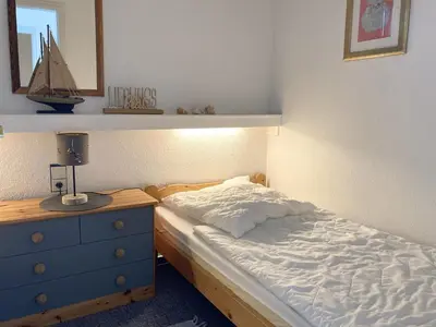 Ein Bett oder Betten in einem Zimmer der Unterkunft Ferienpark Sierksdorf App 240 - Strandlage