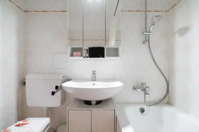 Ein Badezimmer in der Unterkunft Ferienpark Sierksdorf App 466 - Strandlage