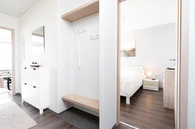 Ein Bett oder Betten in einem Zimmer der Unterkunft Ferienpark Sierksdorf App 464 - Strandlage