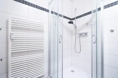 Ein Badezimmer in der Unterkunft Ferienpark Sierksdorf App 464 - Strandlage