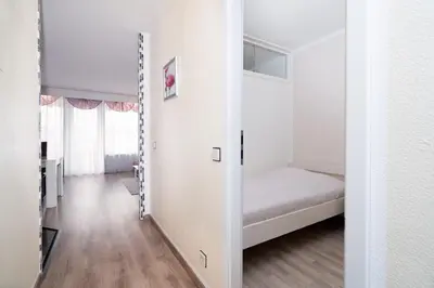Ein Bett oder Betten in einem Zimmer der Unterkunft Ferienpark Sierksdorf App 364 - Strandlage