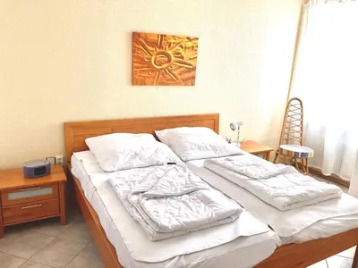 Ein Bett oder Betten in einem Zimmer der Unterkunft Ferienpark Sierksdorf App 439 - Strandlage