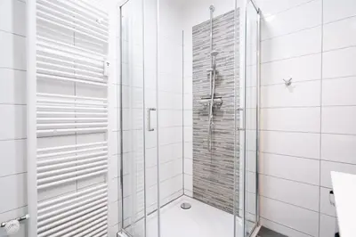 Ein Badezimmer in der Unterkunft Ferienpark Sierksdorf App 452 - Strandlage