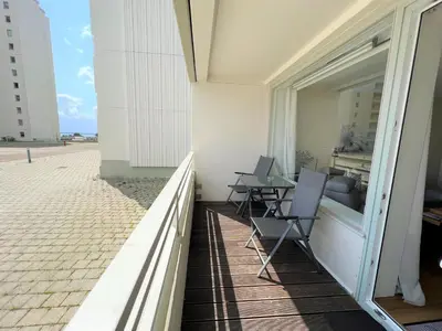 Ein Balkon oder eine Terrasse in der Unterkunft Ferienpark Sierksdorf App 369 - Strandlage