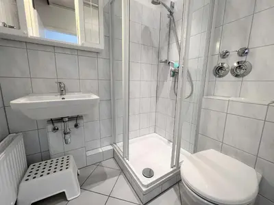 Ein Badezimmer in der Unterkunft Ferienpark Sierksdorf App 369 - Strandlage